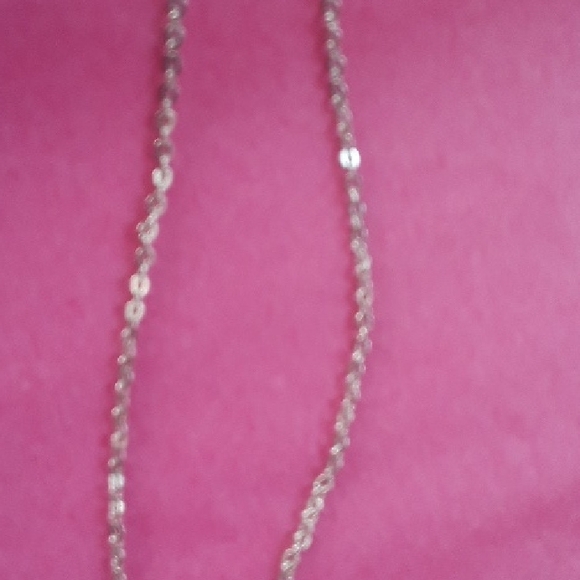 Elegant Silver Necklace with Crystal Accents - Picture 8 of 8